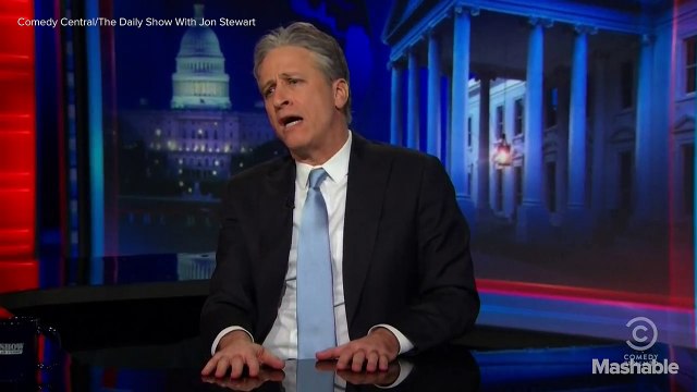 Jon Stewart breaks news to audience about leaving ’The Daily Show' | Mashable