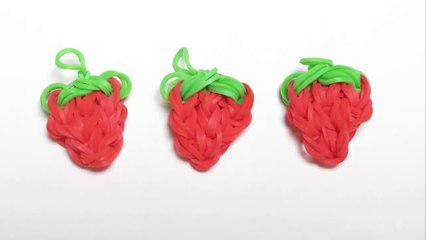 Rainbow Loom 可愛小草莓(Strawberry Charms)- 彩虹編織器中文教學