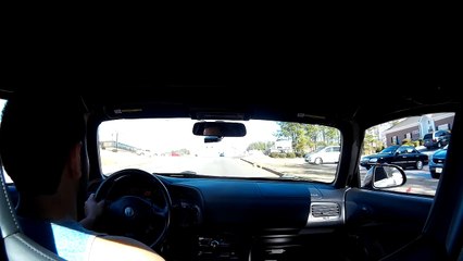 Lady runs red light and hits Honda S2000 Dash cam