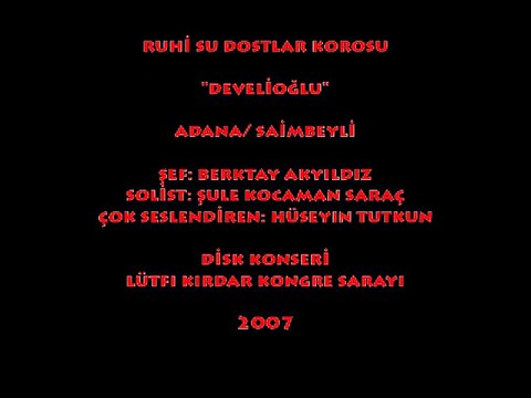 RUHİ SU DOSTLAR KOROSU DEVELİOĞLU SOLİST: ŞULE KOCAMAN SARAÇ (2007)