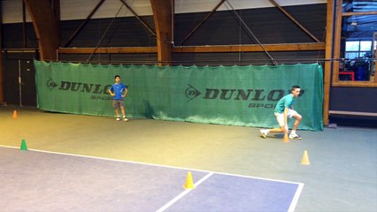 Séance tennis : vitesse, médecine ball et raquette