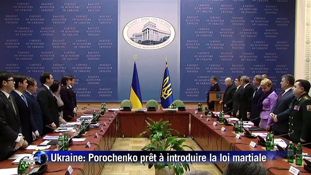 Ukraine: Porochenko prêt à introduire la loi martiale en cas d'échec du sommet de Minsk