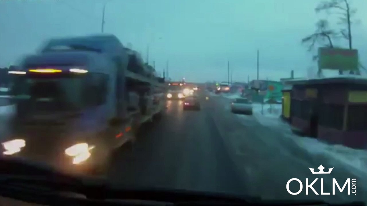 Faut pas faire obstacle a un russe sur la route !