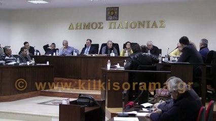 Δημοτικό Συμβούλιο Δήμου Παιονίας 10-02-2015