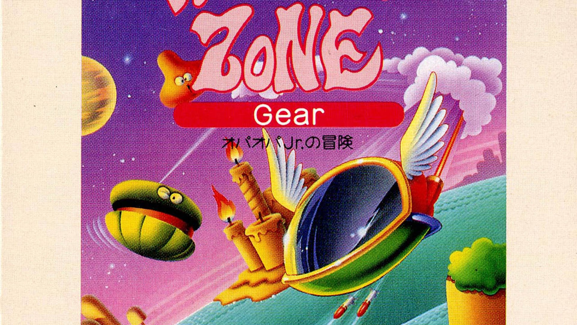 ⁣Classic Game Room - FANTASY ZONE GEAR review for Sega Game Gear