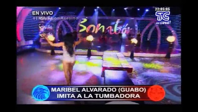 Atrevidos: Maribel Alvarado bailó en el Bombón Asesino .