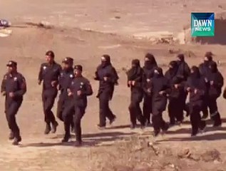 Female Elite Police Commando Force Unit in KPK
