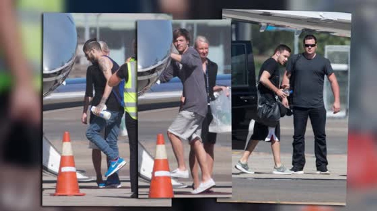 One Direction fliegen zu ihrer Show in Queensland