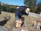 Chopping Wood A Daily Chore