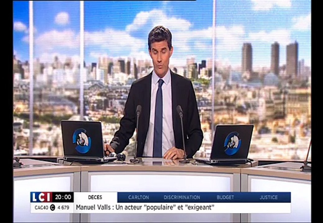 Générique / Habillage de La Newsroom sur LCI (19h/21h)
