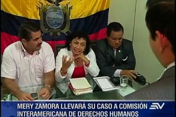Mery Zamora acudirá a la CIDH