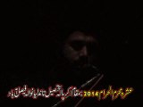 Allama Zawar Hussain Abdi 8 Muharram 2014 Karpala