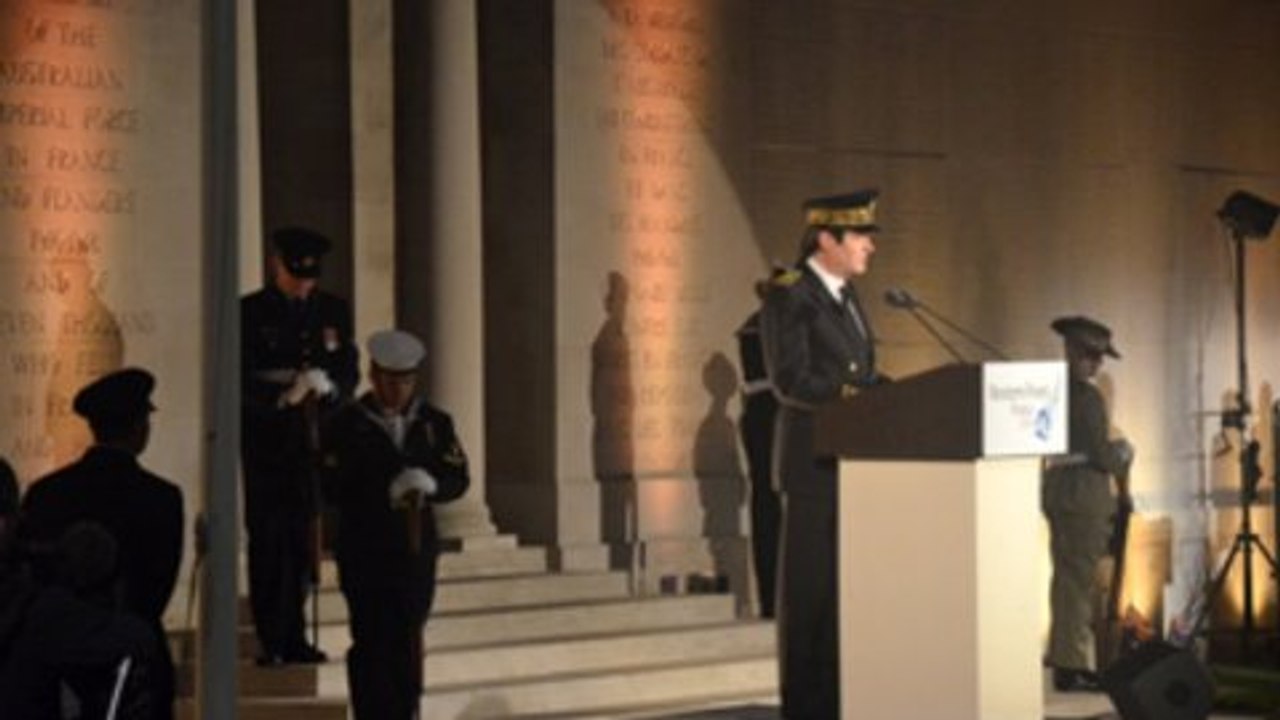 Discours de Kader Arif sur l'Anzac Day lu par Jean-François Cordet, préfet de la région Picardie, préfet de la Somme