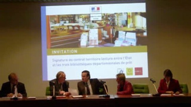 Discours de Jean-François Cordet, préfet de la région Picardie - 17 avril 2013 - conventions avec les bibliotheques de prêt