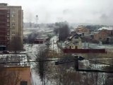 Tirs de roquettes à Kramatorsk en Ukraine