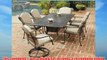 Home Styles 5564-318 Covington 7-Piece Dining Set with Table and Cushioned Arm Chairs Chocolate