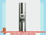 S2 Stainless Steel Triple Bottled Water Cooler with Energy Star Compliant Temperature RoomTempCold Finish Stainless Stee