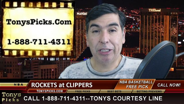 LA Clippers vs. Houston Rockets Free Pick Prediction NBA Pro Basketball Odds Preview 2-11-2015