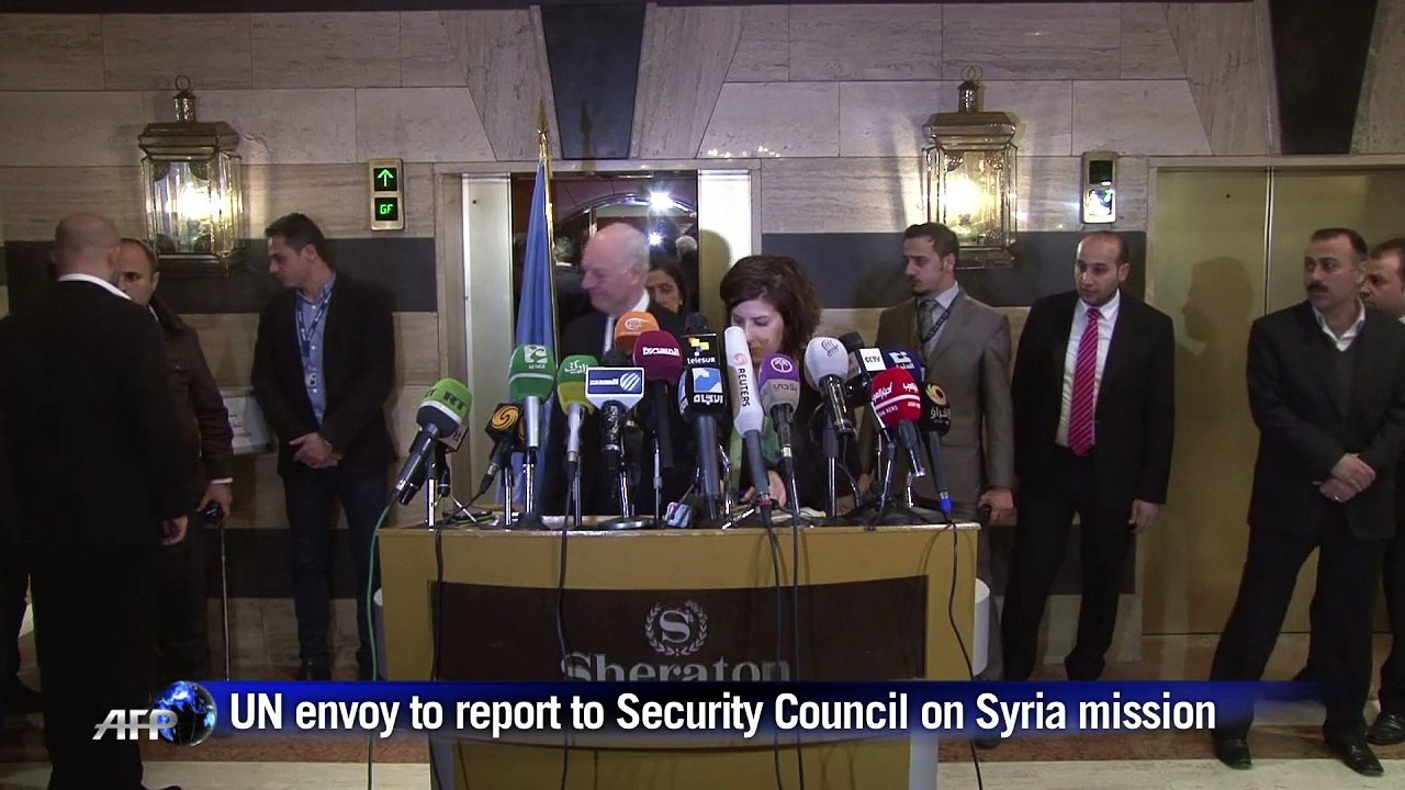 UN envoy to report to Security Council on Syria mission
