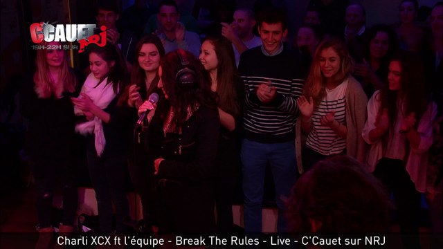 Charli XCX ft l'équipe - Break The Rules - Live - C'Cauet sur NRJ