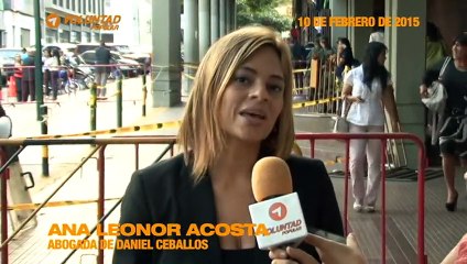 Testigos reconocen que Daniel Ceballos es inocente