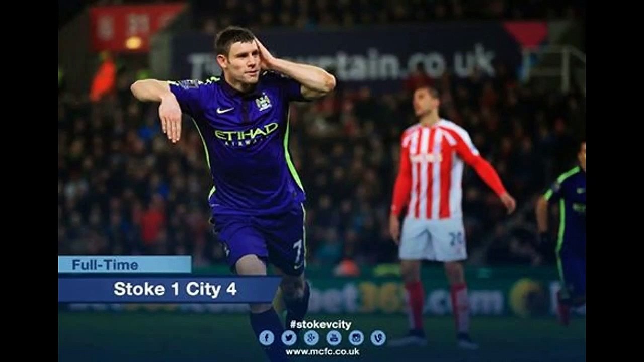 Manchester City 4-1 Stoke City ALL GOALS AND HIGHLIGHTS HD