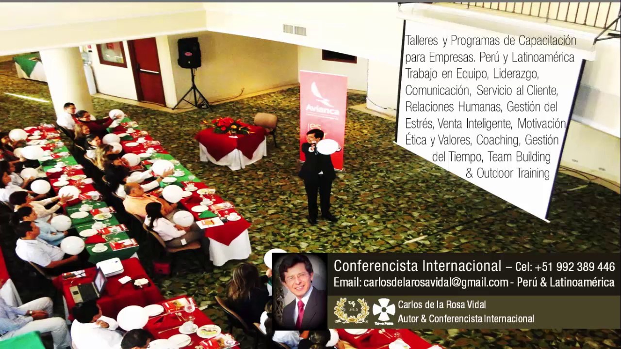 Conferencista Internacional - Expositor Motivación