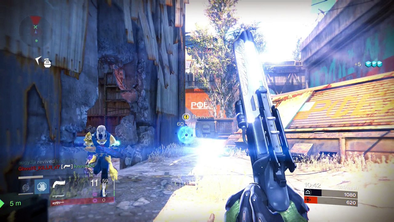 Destiny PS4 [Hawkmoon] Competitive Part 663 - Skirmish (Exodus Blue, Earth) [With Commentary]