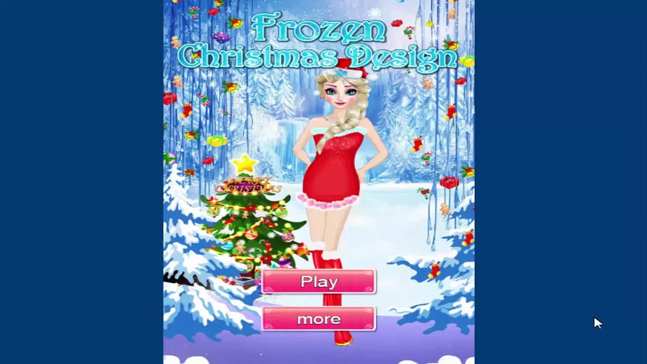 冷凍クリスマスデザインゲーム - Frozen Christmas Design Game