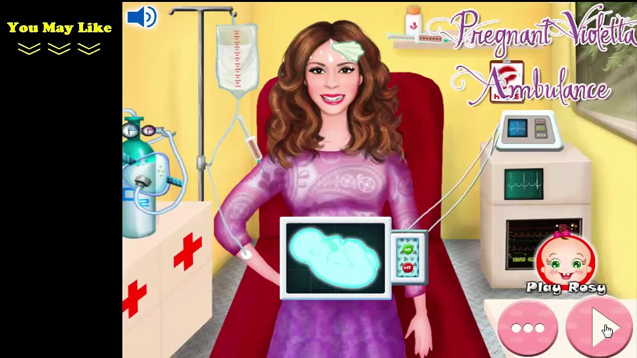 Doctor games - Pregnant Violetta Ambulance Game