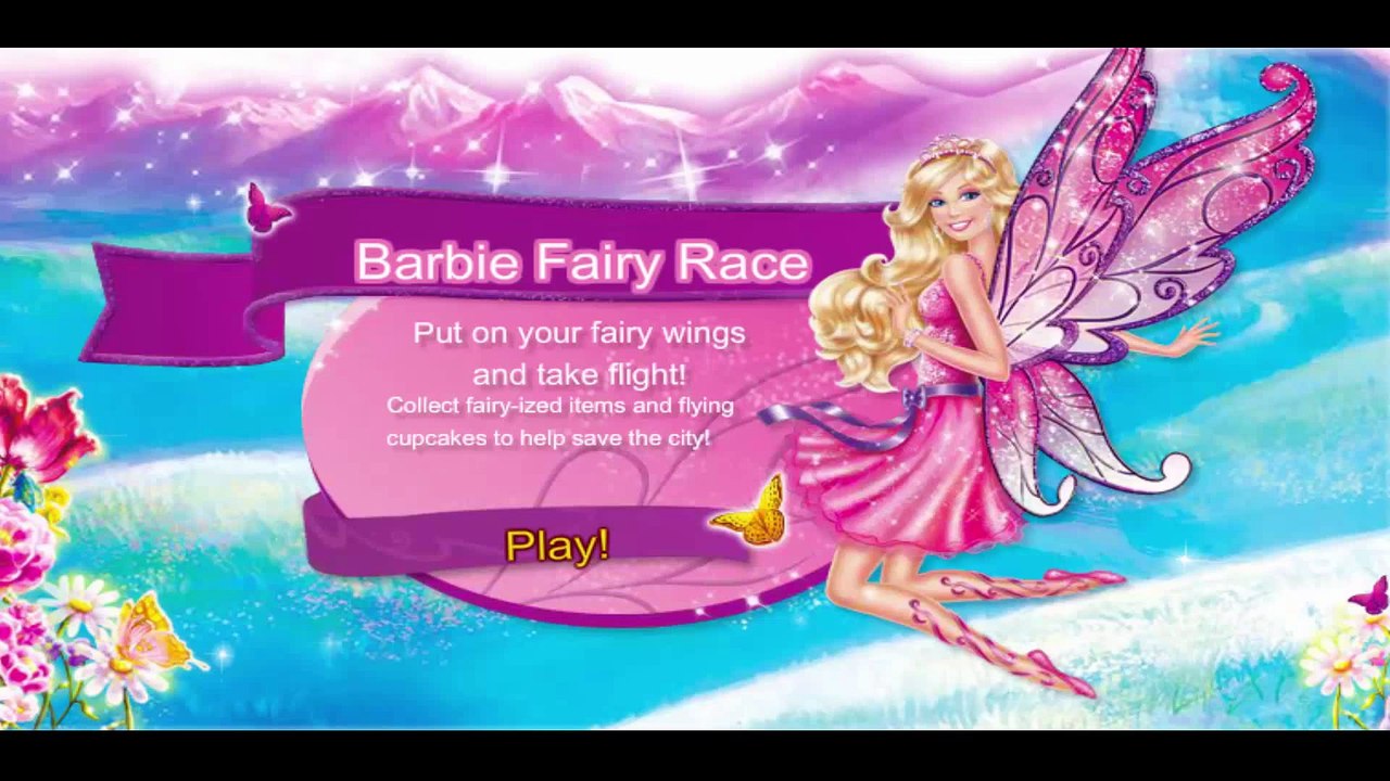 バービープリンセスゲーム - バービーフェアリーレースゲーム __ Barbie Fairy Race (2)