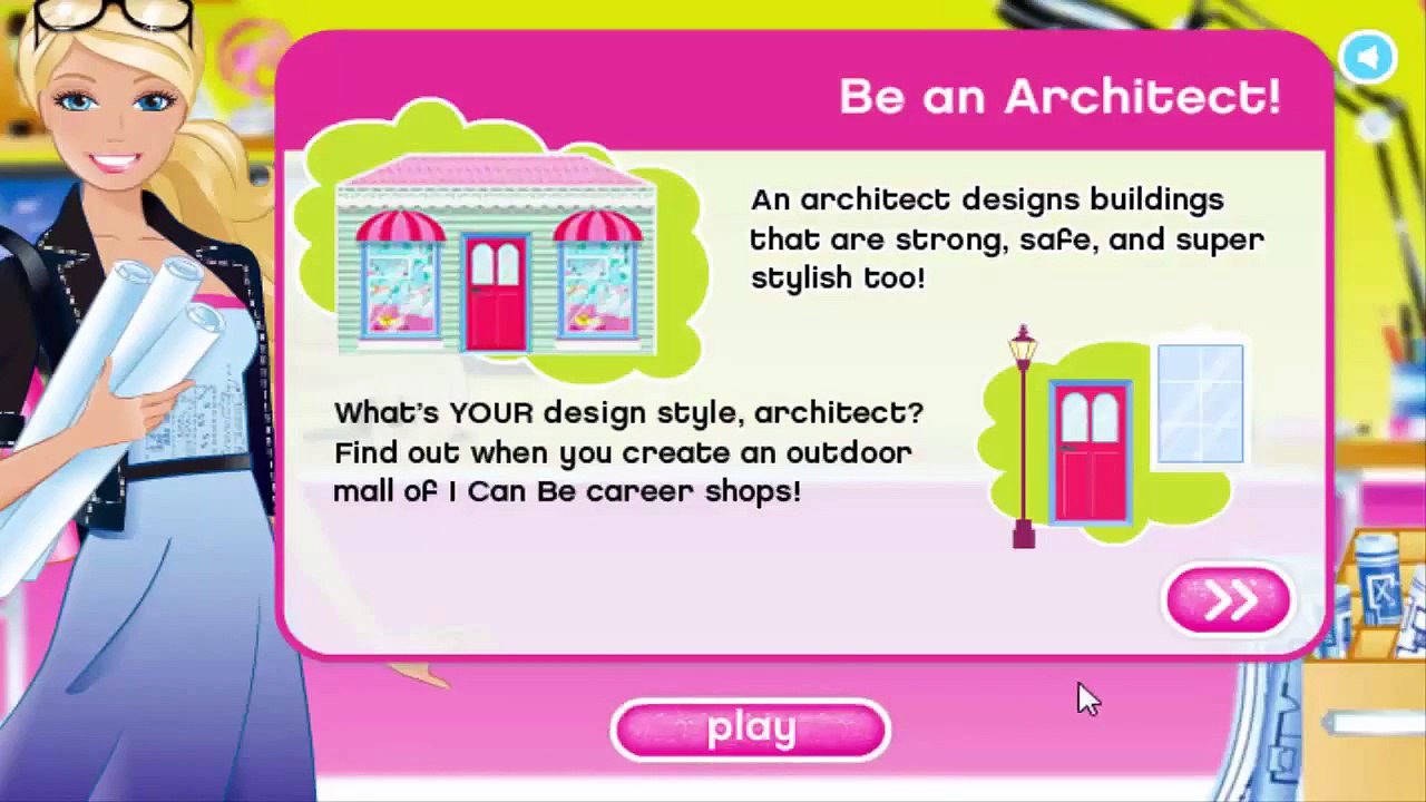 バービープリンセスゲーム、バービーアメージングアーキテクトゲーム - Barbie Princess Games - Barbie Amazing Architect Game