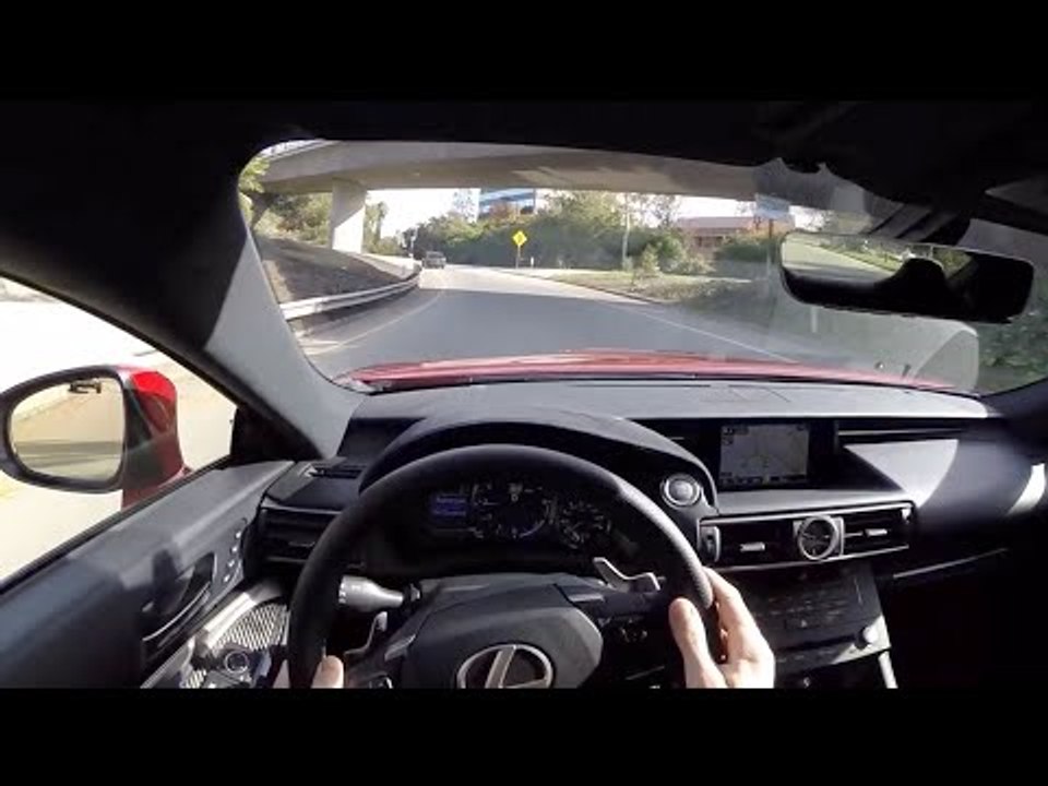 2015 Lexus RC F - WR TV POV City Drive
