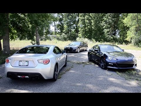 2013 Subaru BRZ & Scion FR-S & Hyundai Genesis Coupe 2.0T R-Spec - WINDING ROAD POV Test Drive