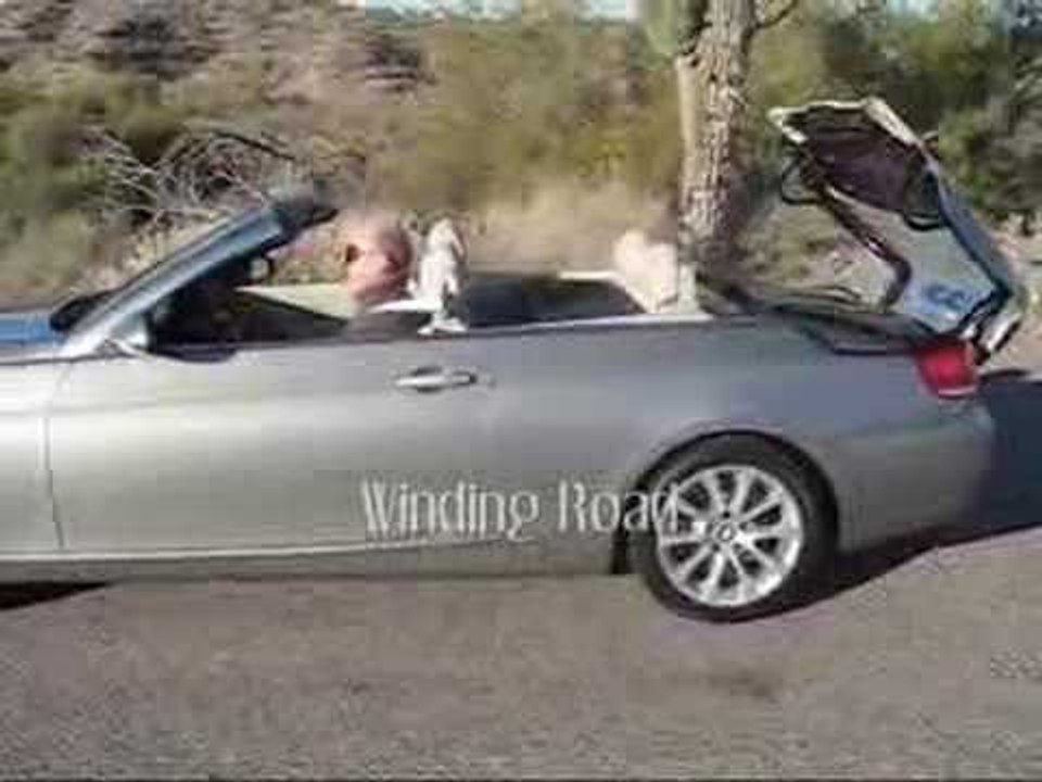 2007 BMW 335i convertible top opening by WINDING ROAD