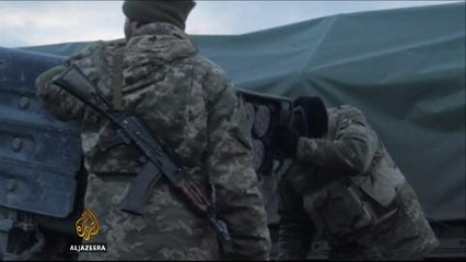 Ukraine says civilians killed in rocket attack in east