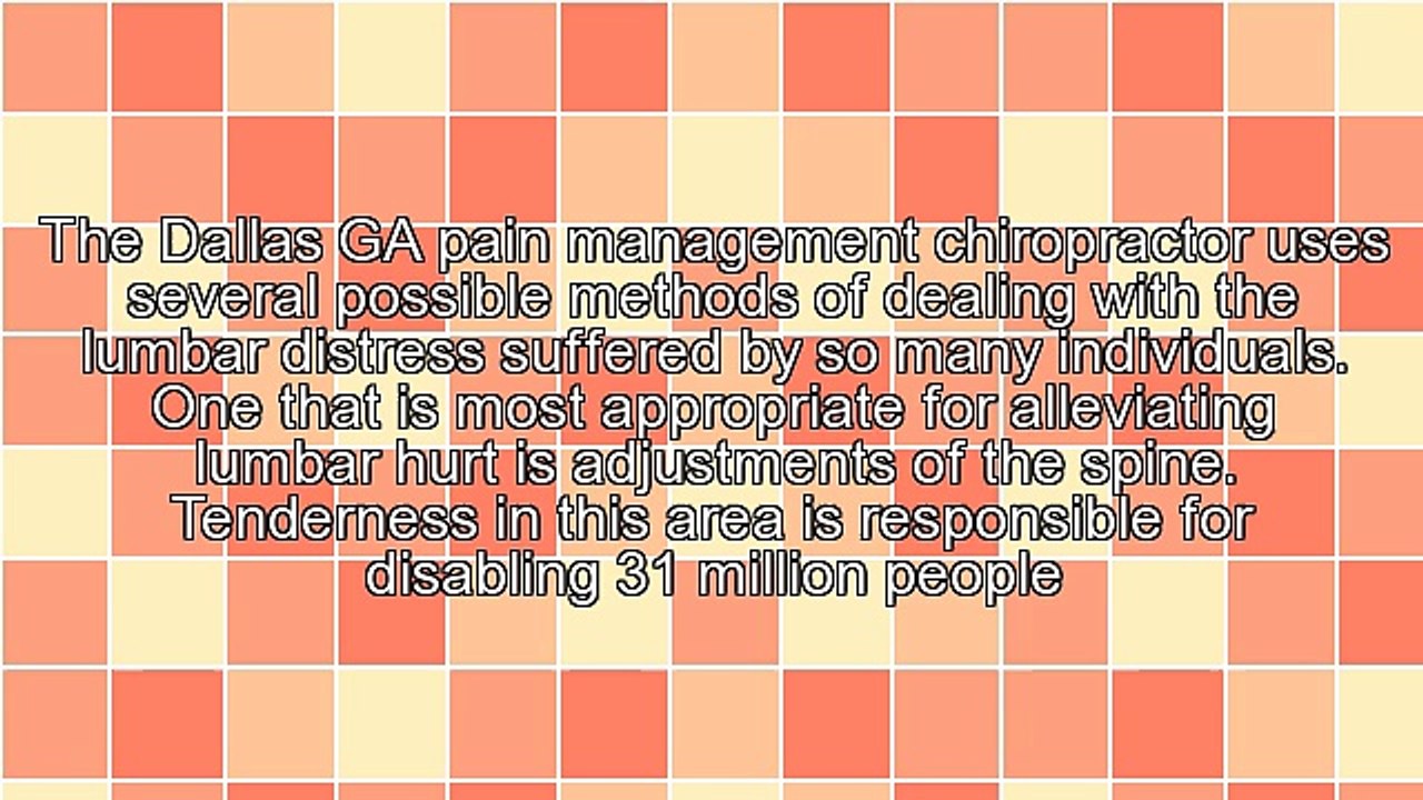 Dallas GA Pain Management Chiropractic Care Helps Relieve Back Pain Safely For Many People In Misery