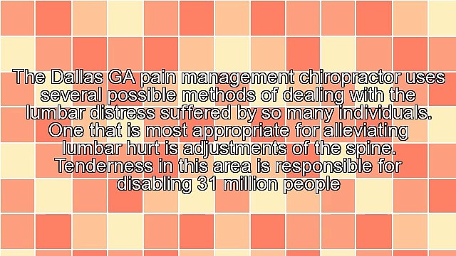 Dallas GA Pain Management Chiropractic Care Helps Relieve Back Pain Safely For Many People In Misery