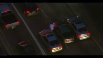 Wild LA Police Chase Caught on Helicopter Cam