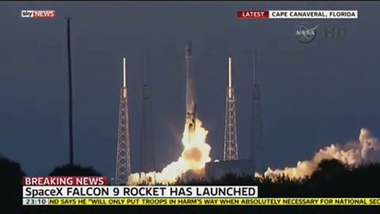 SpaceX Falcon 9 Rocket Launches