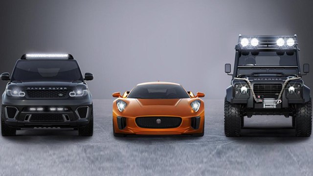 James Bond SPECTRE To Feature Jaguar C-X75, Range Rover Sport SVR And Land Rover Defender Big Foot L