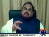 Altaf Hussain talk with CM Qaim Ali Shah & other PPP leaders at Governor House