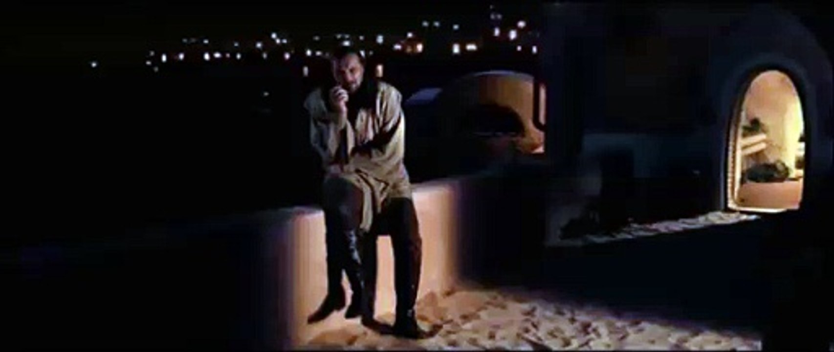 Qui-Gon Jinn y Obi-Wan Kenobi comprueban el nivel de suaj