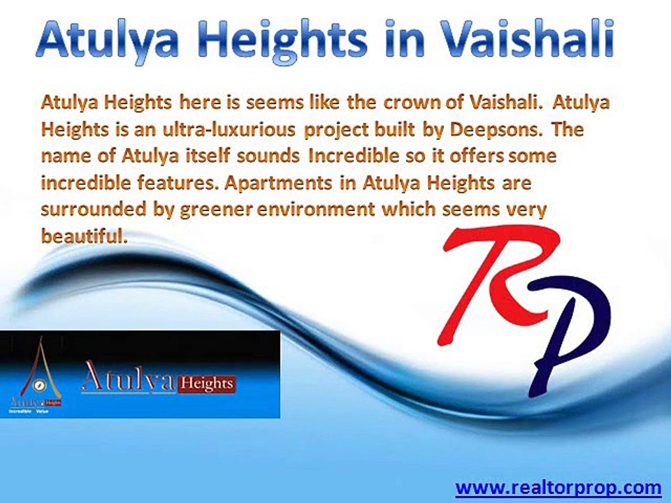 3 BHK Atulya Heights Flats in Vaishali