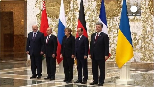 Ukraine conflict: Leaders agree a joint declaration following peace talks in Minsk