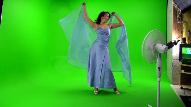 Blender 2.6 green screening test steps