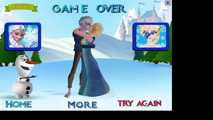 키스 게임 - 공주 엘사와 잭 진정한 사랑 키스 게임