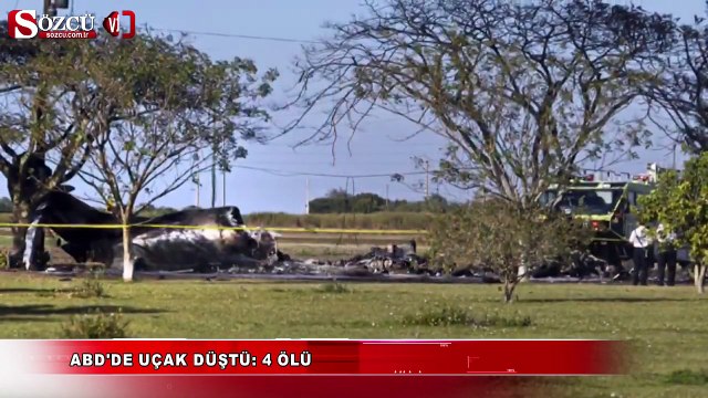 ABD'de küçük uçak düştü: 4 ölü