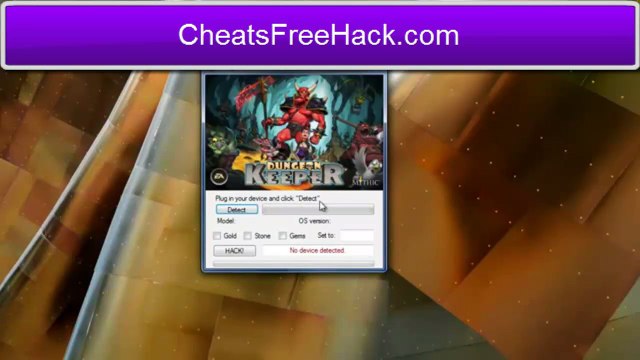 Dungeon Keeper Hack Gold Stone Gems Cheat Tool Free Download 2014