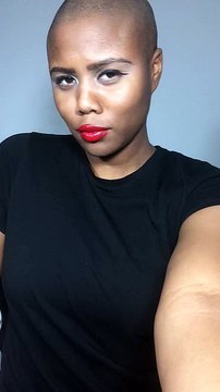 Bald model: Sarah Nicole Francois